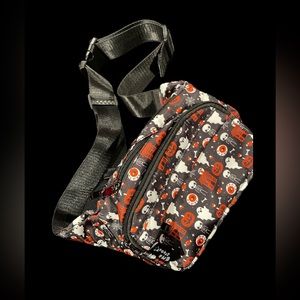 En & sprout Halloween Fanny pack bag purse pumpkin ghost like new